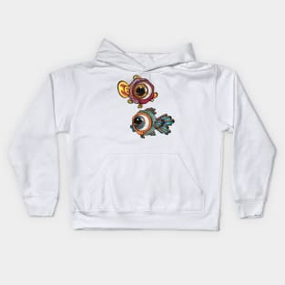 Big Eye Fish Kids Hoodie